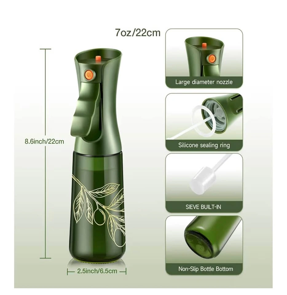 Glass Olive Oil Sprayer Bottle - 180ml - photo 5