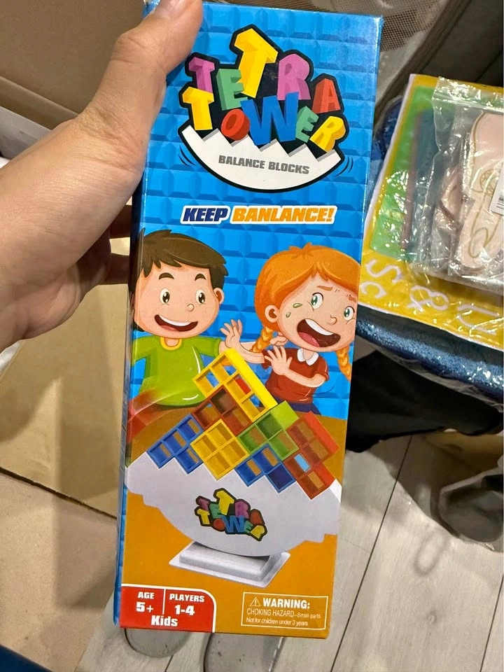 Tetra Tower Balance Stacking Blocks