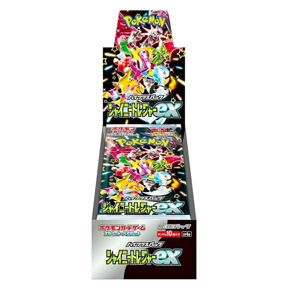 Pokémon Shiny Treasure ex Booster Boxes Japanese Factory Sealed