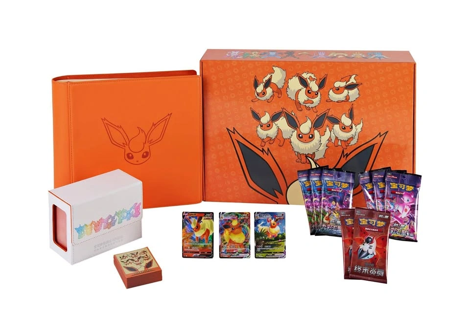 ✨ Pokémon Flareon Eevee Advanced Gift Box Chinese Factory Sealed