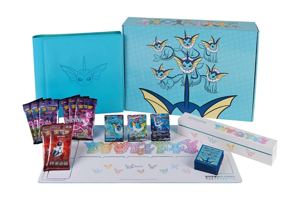 Pokémon Vaporeon Eevee Advanced Gift Box Chinese Factory Sealed