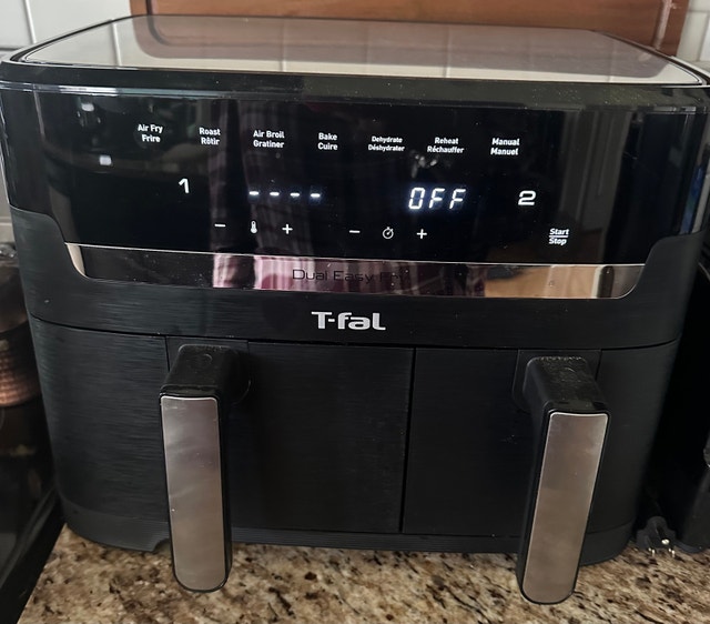 T-Fal Dual Air Fryer - Barely Used!