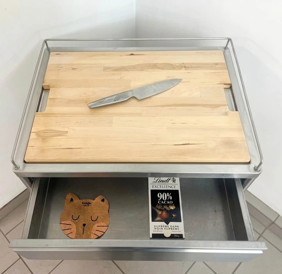 IKEA FLYTTA Stainless Steel Kitchen Cart - Excellent Condition - photo 3