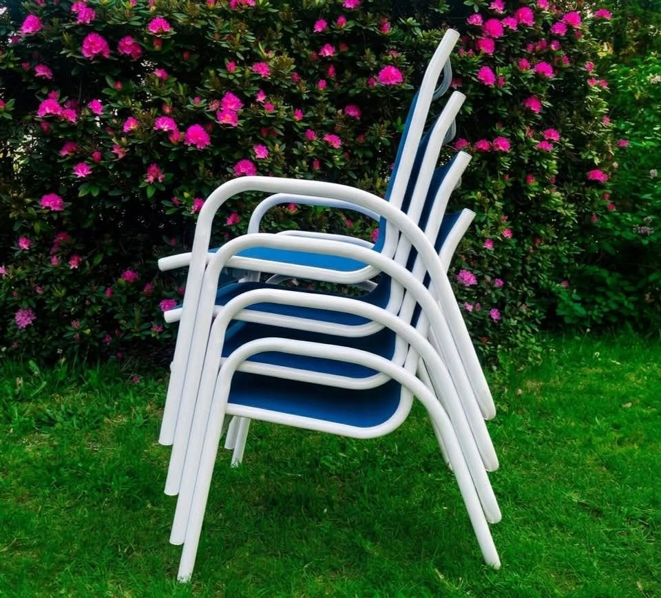 Set of 4 Telescope Casual Aruba Sling Patio Chairs - photo 4