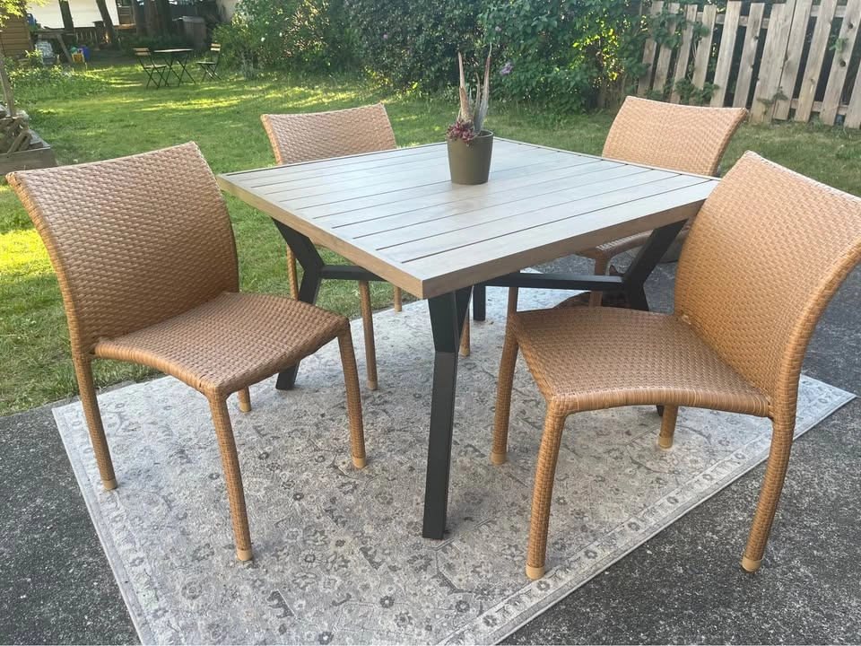 Ratana Riviera Outdoor Dining Set – Table + 4 Chairs - photo 2