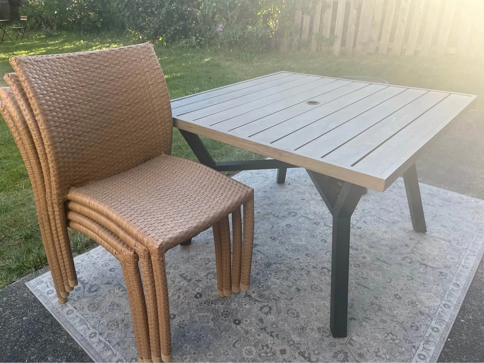 Ratana Riviera Outdoor Dining Set – Table + 4 Chairs - photo 3