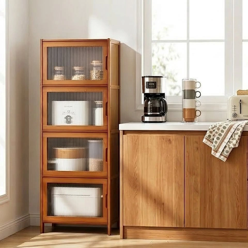 Multi-Layer Kitchen Storage Cabinet - Space Saving Rack