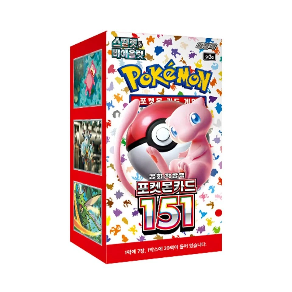 ✨ Pokémon 151 Booster Boxes Korean Factory Sealed ✨