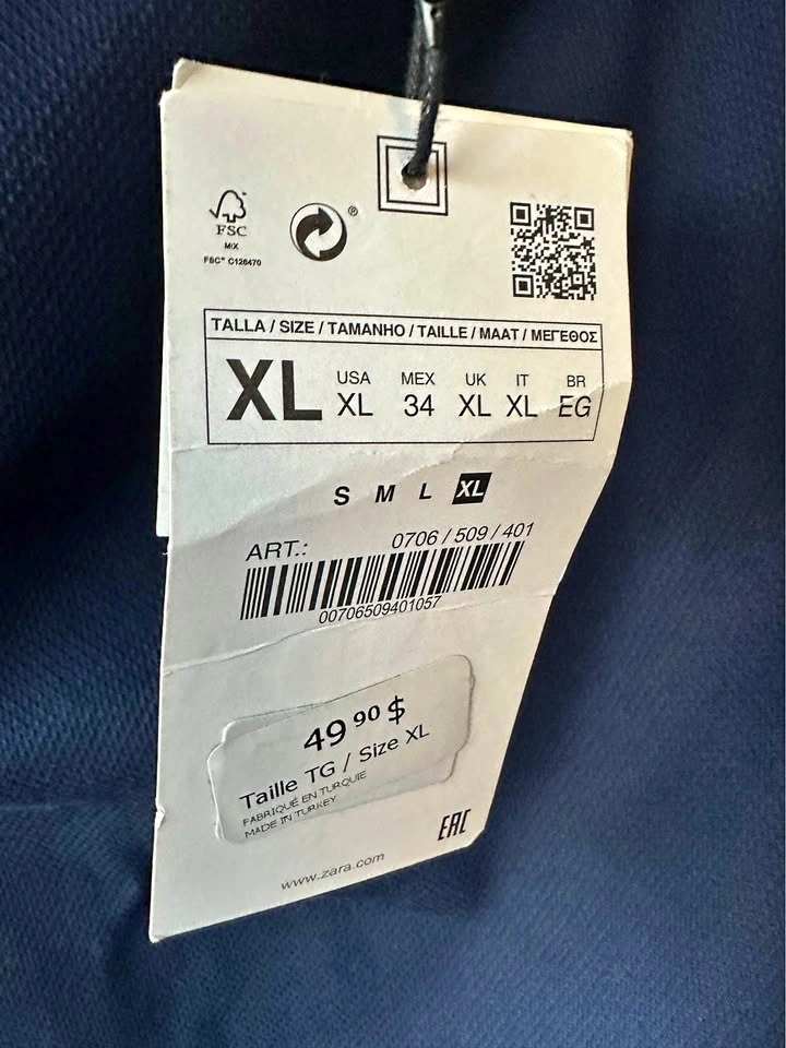 Zara Pants - Never Worn with Tags - XL - 34 Waist