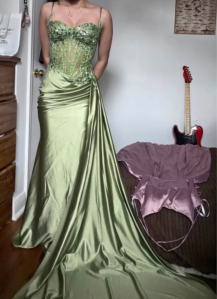 Green prom dress