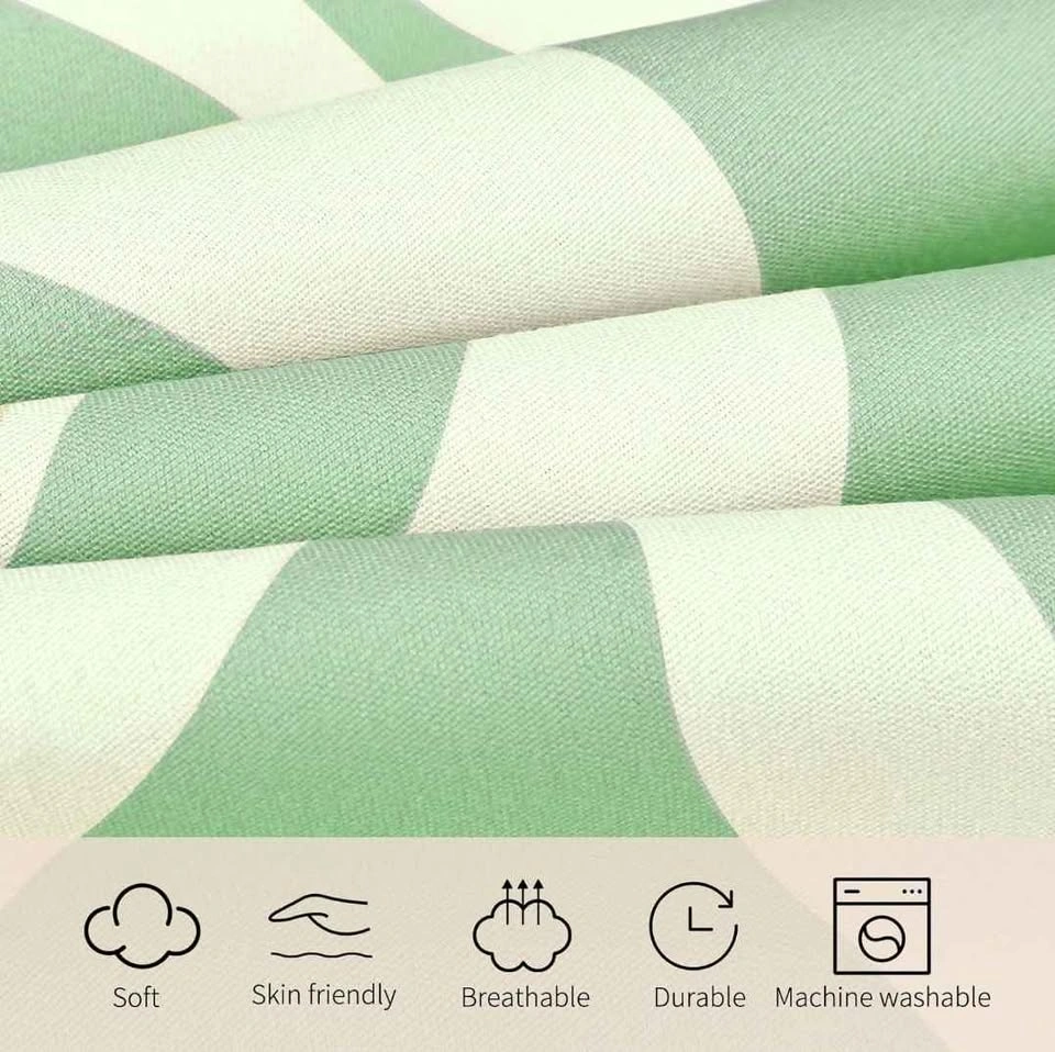 Kids King Size Duvet Cover Set - Green Smiley - photo 4