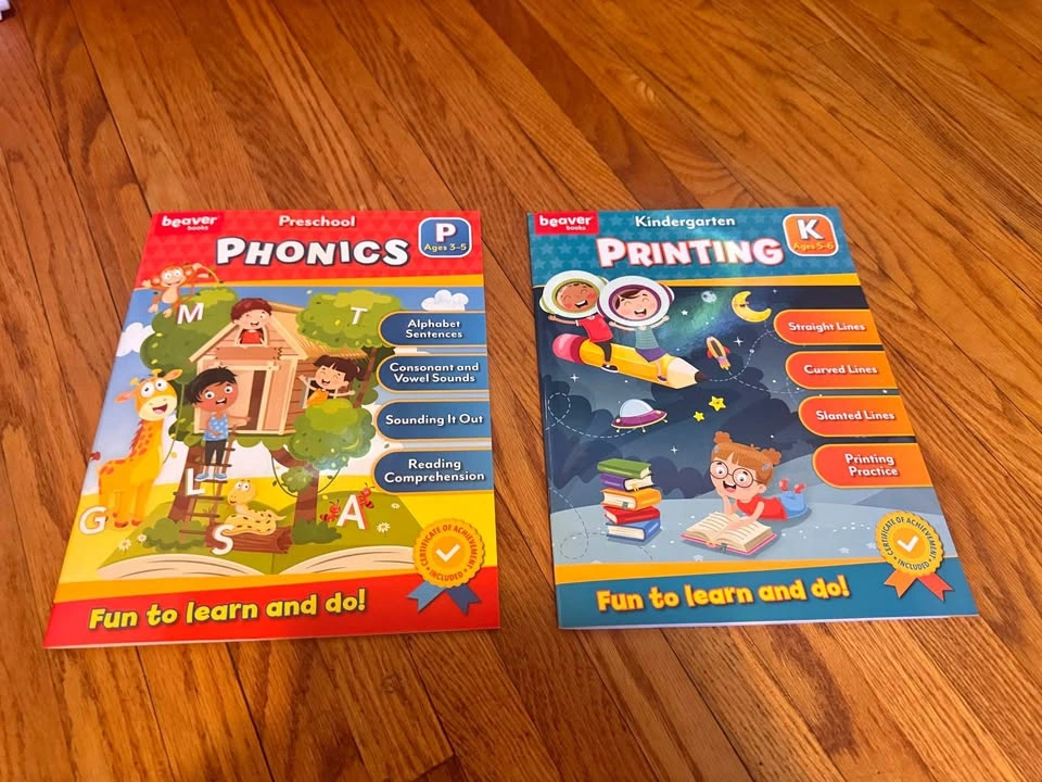2 Preschool Workbooks