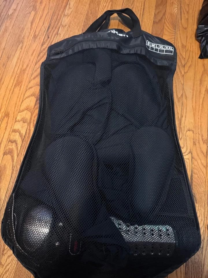Motorcycle Protective Gear Set – Armored Jacket & Knee/Shin Guar - photo 3
