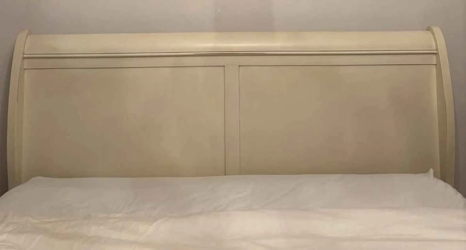 Solid Wood Antiqued Cream Queen Headboard (AP Industries) - photo 3