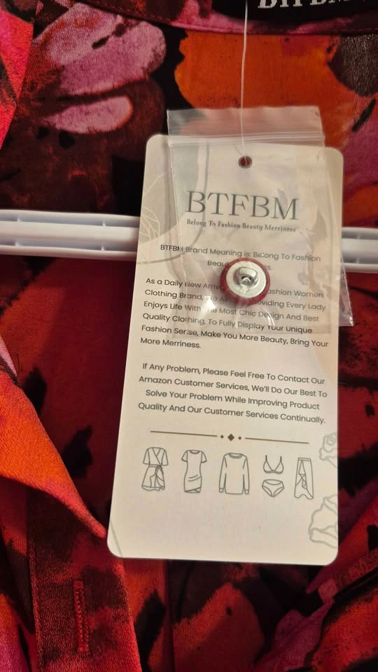 BTFBM Floral Button Down Shirt XL and small - photo 2