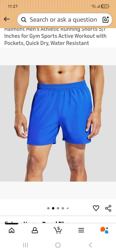 Haimont Men's 5 Inches Running Shorts XXL - photo 5