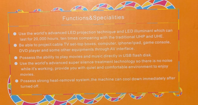 Joysee LED Projector - photo 2