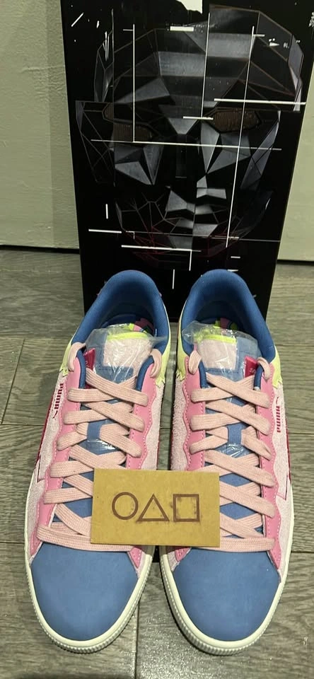 (BNIB) Puma x Squid Game Suede Sneakers Size 10.5 Adults. With 2 - photo 2