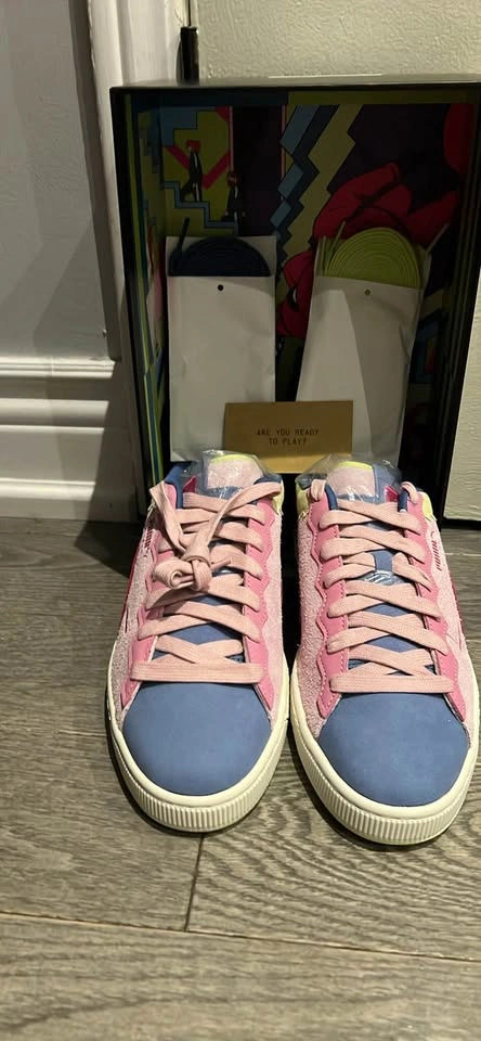 (BNIB) Puma x Squid Game Suede Sneakers Size 10.5 Adults. With 2 - photo 4