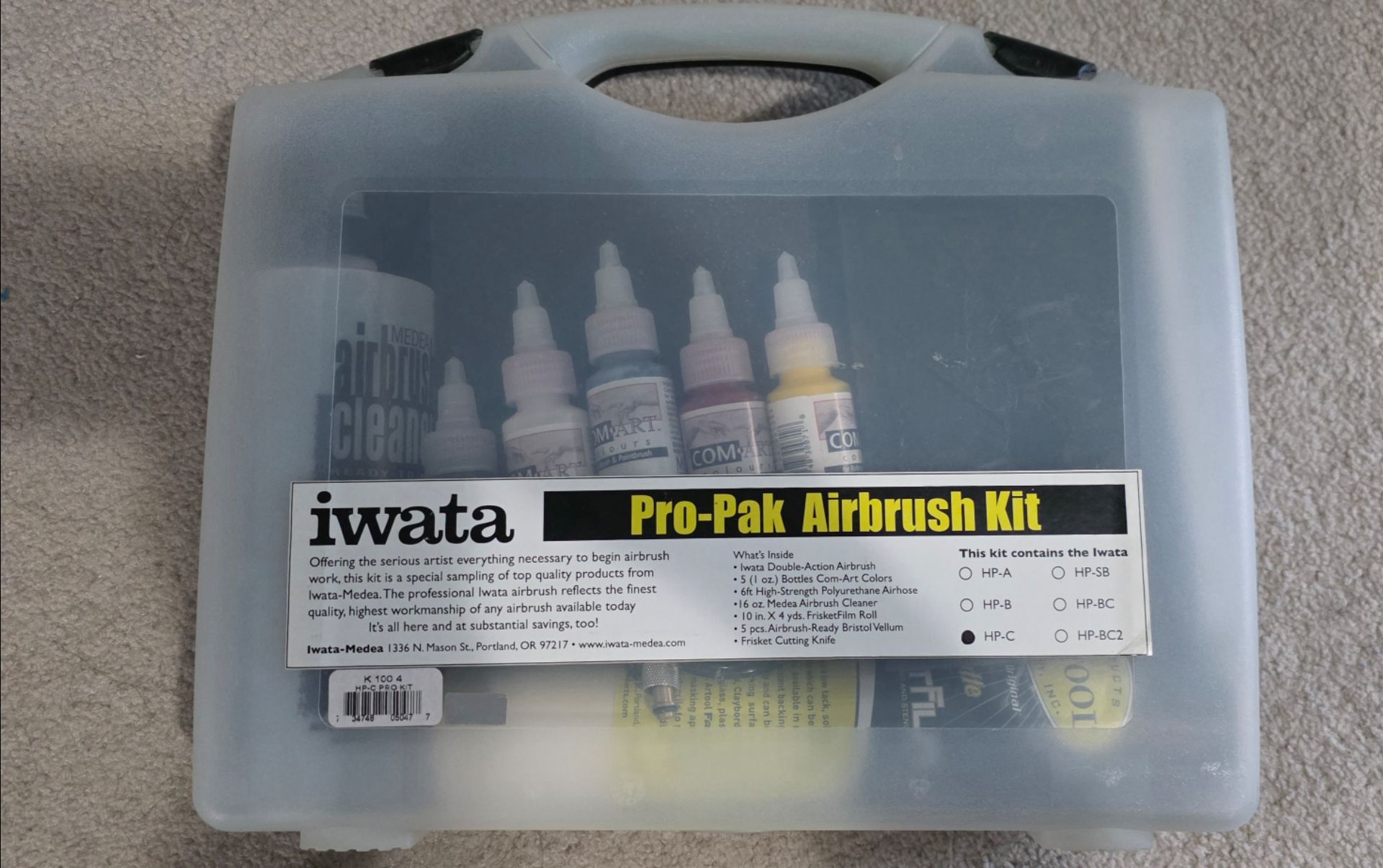 Iwata HP-C Pro-Pak Airbrush Kit