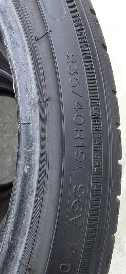 Set of 4 Michelin 235/40R19 Tires - Great Tread - $450 - photo 3