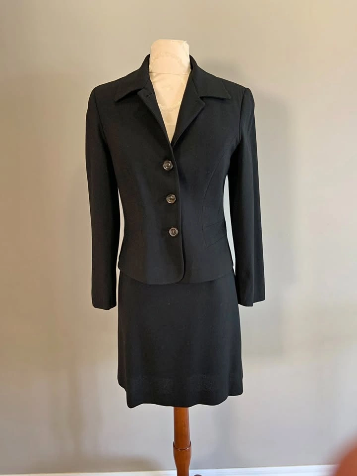Virgin Wool Suit from Louben Petites - Size 2