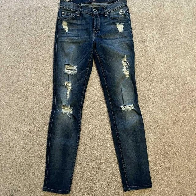 7 For All Mankind The Ankle Skinny - Size 25 - photo 3