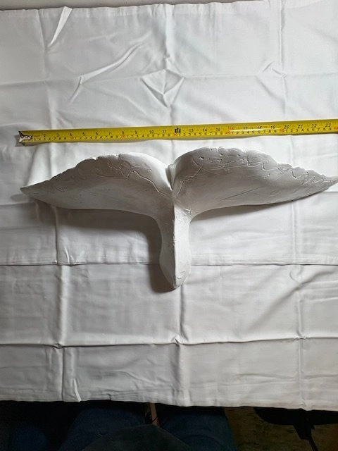 LIKE NEW White whale tail wall shelf - photo 2