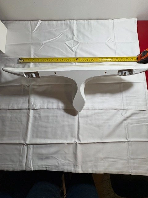 LIKE NEW White whale tail wall shelf - photo 3