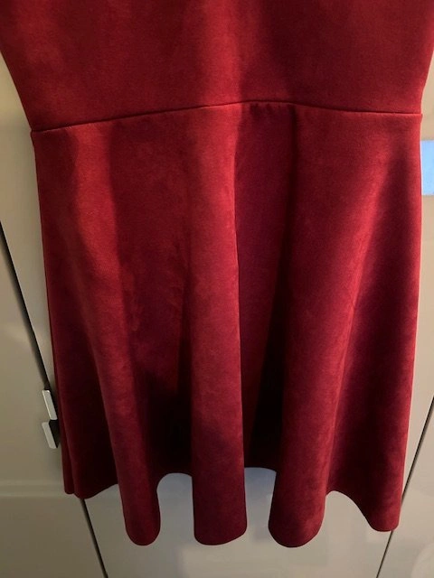 THE BAY Design Lab Red Dress Scalloped Neckline - photo 4