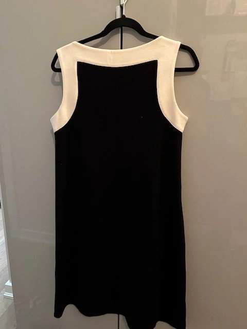 Calvin Klein Black & White Sleeveless Dress - photo 3