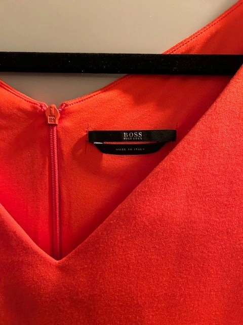 HUGO BOSS V-neck lined Dress, Size 4 - photo 2
