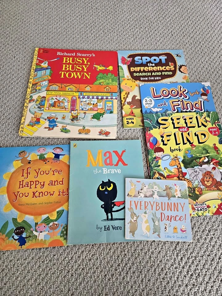 Kids Books Bundle - 4 Story, 2 Look & Find, 1 Spot the Differenc