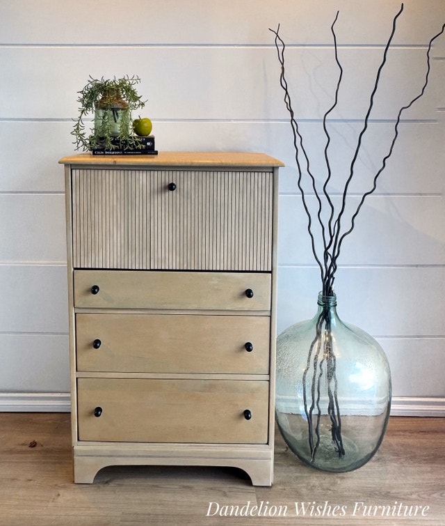 Fluted Refinished Secretary - photo 2