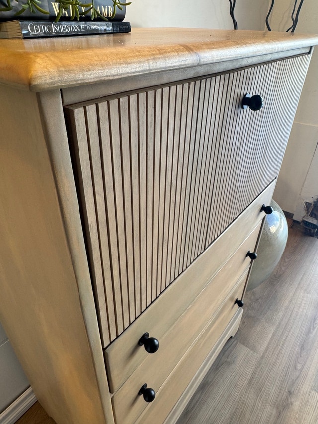 Fluted Refinished Secretary - photo 4