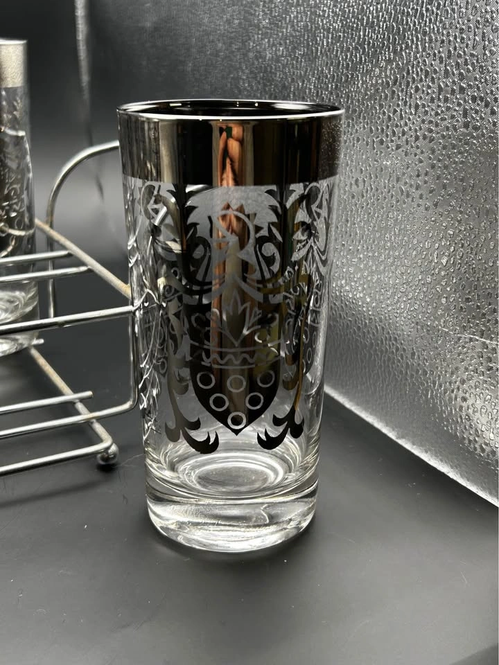 MCM Kimiko Glasses and Caddy - Set of 6 - photo 3