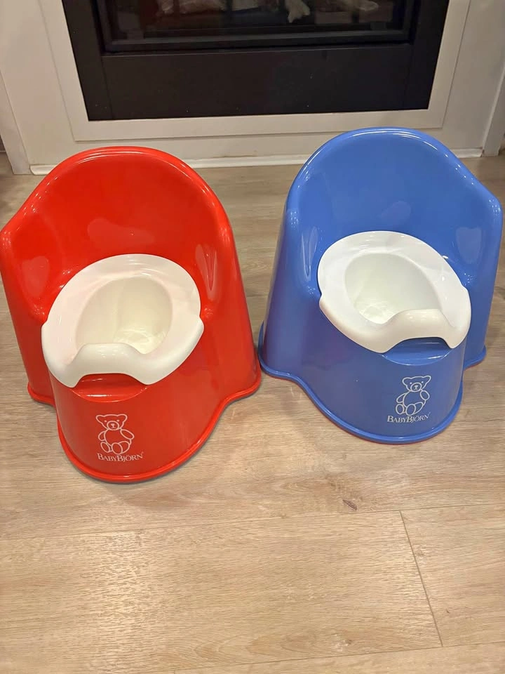 BabyBjorn Potty Chairs - Red & Blue (2)