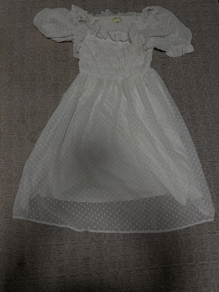 White Summer Dress - Indigo Rose