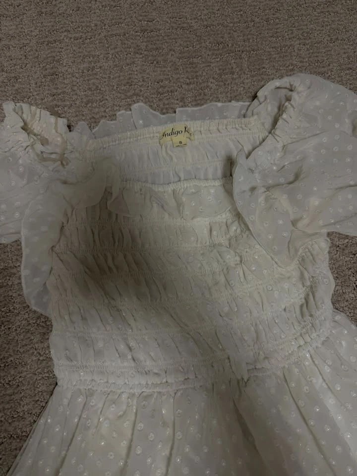 White Summer Dress - Indigo Rose - photo 2