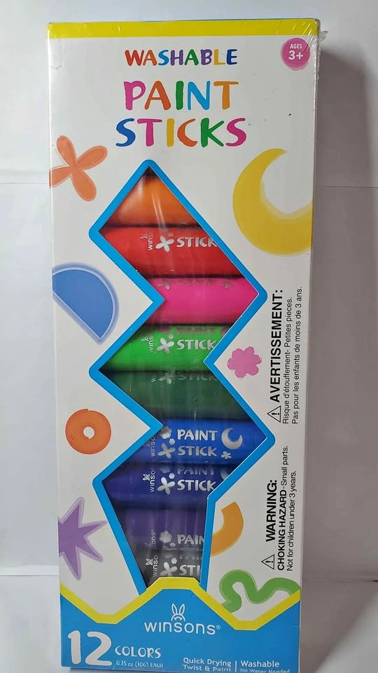 12 Pack Paint Sticks