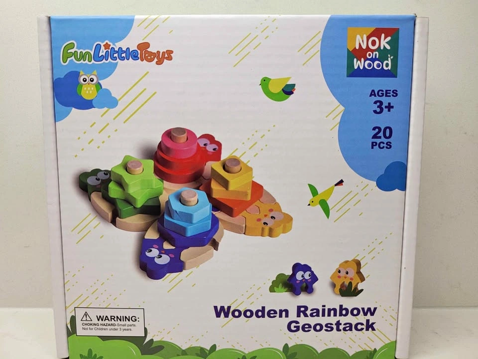 Wooden Rainbow Geostack