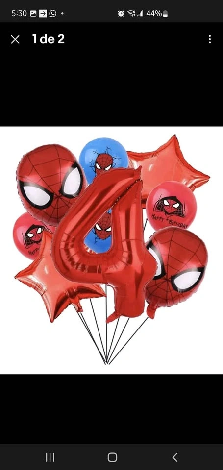 Spiderman Birthday Decorations & Balloons - photo 2