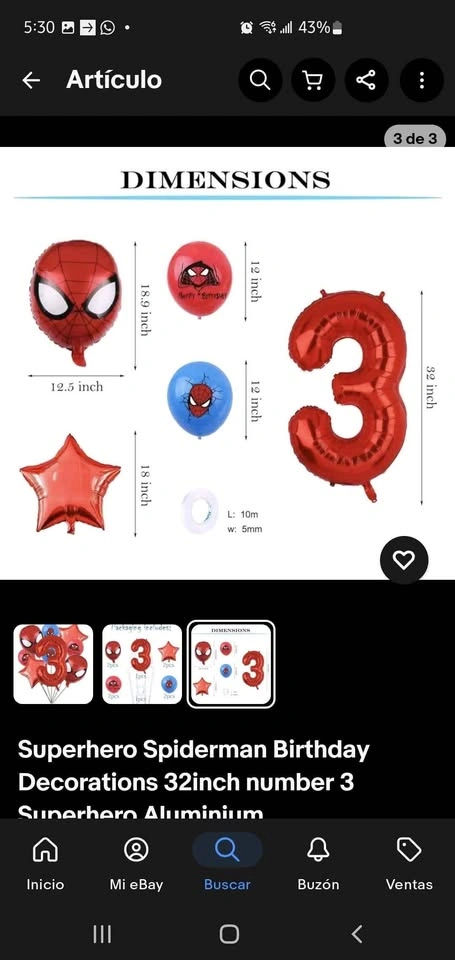 Spiderman Birthday Decorations & Balloons - photo 3