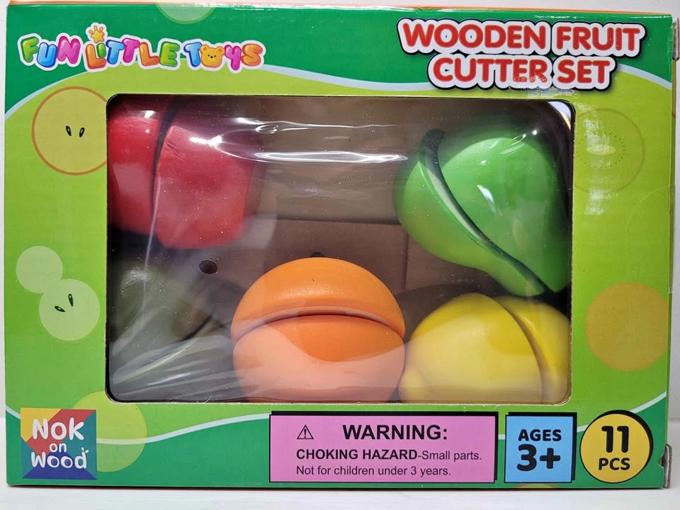 Wooden Fruit Cutter Set - 11 Pieces