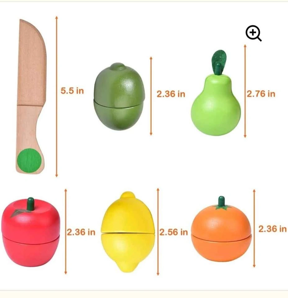 Wooden Fruit Cutter Set - 11 Pieces - photo 4