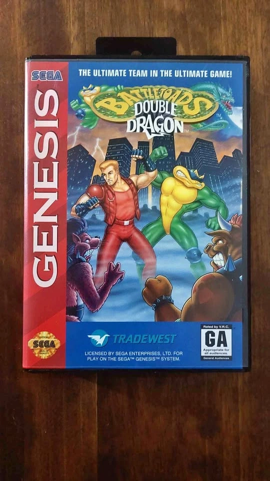 Battletoads Double Dragon Sega Genesis CIB