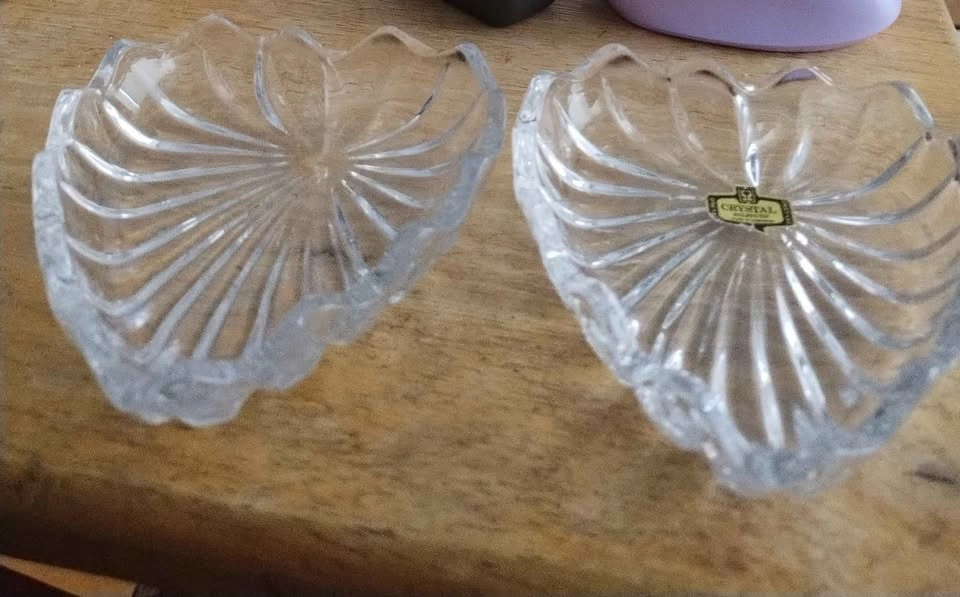 Zajecar Crystal Heart Shape Trinket Box - photo 3