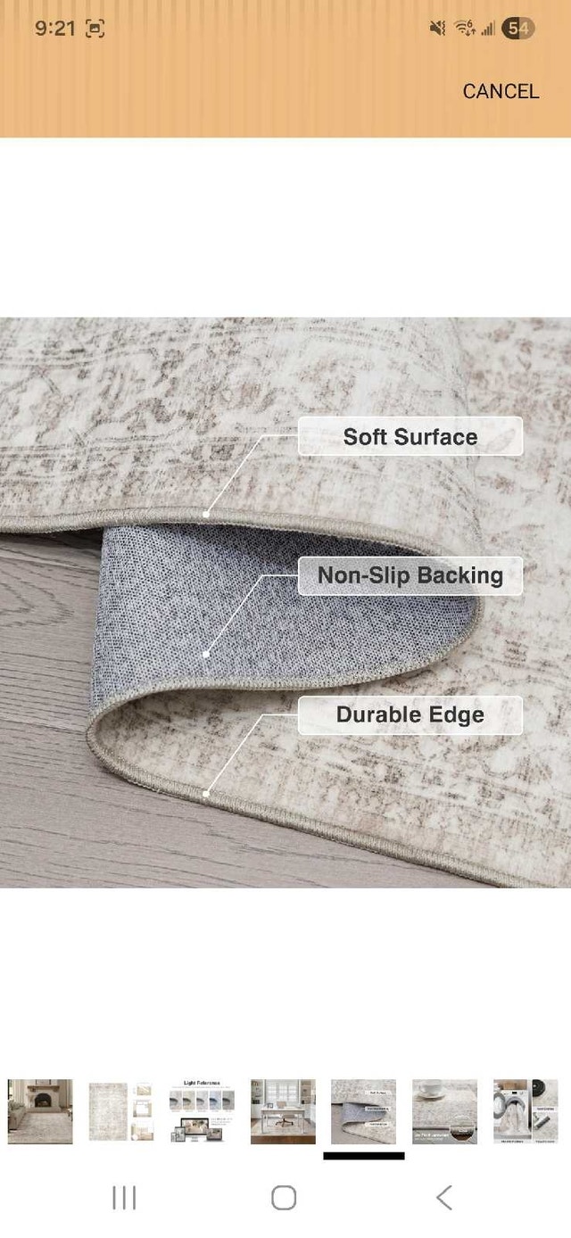 8x10 Washable Area Rug New - photo 5