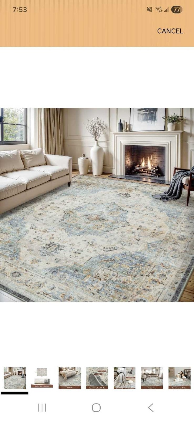 New 9x6 Area Rug
