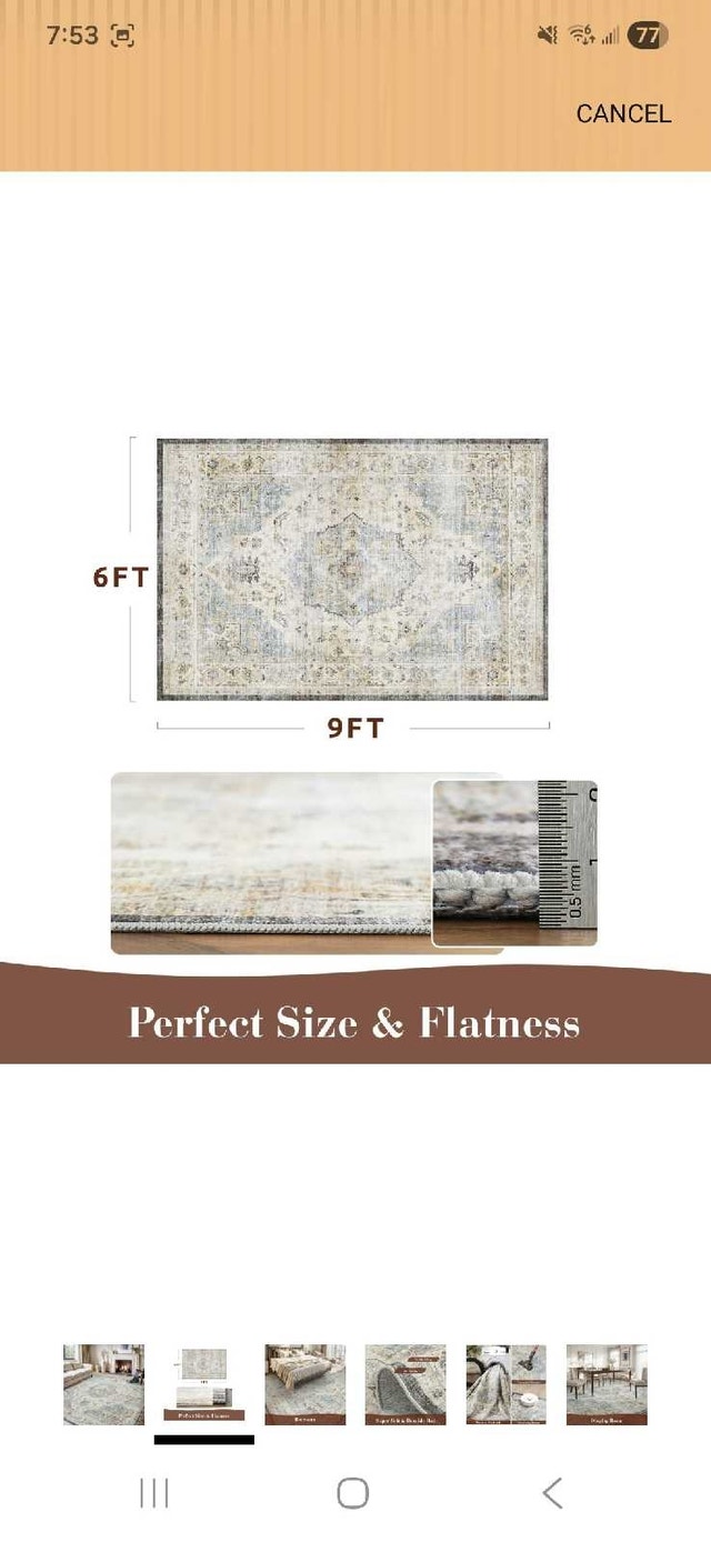 New 9x6 Area Rug - photo 2